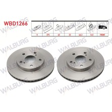 Otoco Toyota Corolla 1.4 Vvt-I 2007-2012 / Corolla 1.6 Vvt-I 2 I Ön Havalı 5 Bjn 275X22X62X46,3 Fren Diski