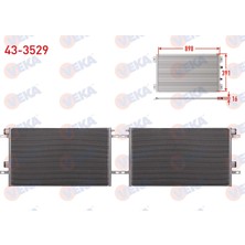 Otoco Renault Laguna Iı (Bg0 / 1) 1.6ı 16V 2001-2007 Klima Radyatoru