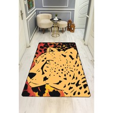 NEWORA Modern Desenli Dijital Baskı Kaymaz Taban Halı H0893