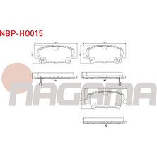 Otoco Honda Civic Vııı 1.4 2005-2012 / Civic Vııı 1.8 2005-2012 Ön Ikazlı Fren Balatası