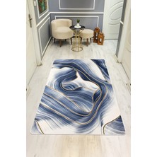 Dolce Mariee Modern Desenli Dijital Baskı Kaymaz Taban Halı H0922