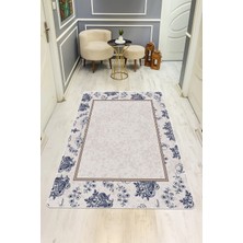 Dolce Mariee Modern Desenli Dijital Baskı Kaymaz Taban Halı H0926