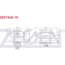 Otoco Dacia Logan Iı 1.5 Dcı 2012 / Logan Iı 1.2 2012 Ön Fren Balatası