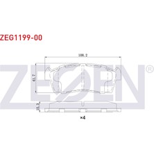 Otoco Suzuki Alto Iv (Ff) 1.1 2008-2013 Ön Fren Balatası