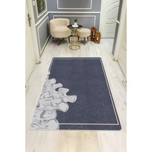 Dolce Mariee Modern Desenli Dijital Baskı Kaymaz Taban Halı H0955
