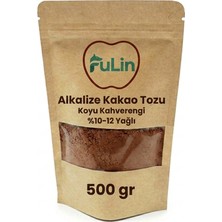 Fulin Alkalize Kakaotozu (%10-12 Yağlı) - 500 gr - Koyu Kahverengi