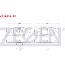 Otoco Bmw 3 Serisi (E36) 318 I 1990-1998 / (E36) 320 I 1990-1998 Ön Fren Balatası