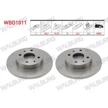 Otoco Fiat Uno 70 1.4ı 1994-2000 / Sahin 1.4 - 1.6 1993-2002 I Ön Duz 4 Bjn 240,2X12X59,02X46,5 Fren Diski