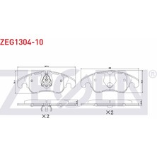Otoco Audi A5 (8t3) 3.0 Tdı 2007-2017 / 3.2 Fsi 2007-2017 Ön Fren Balatası