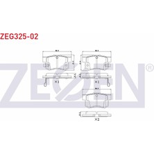 Otoco Fren Balata Ikazlı Arka Cıvıc Vııı 1.6 Vtec 2005-2012/ACCORD V 2.2i Es 1993-1997/1.6I 16V 1993-1997/