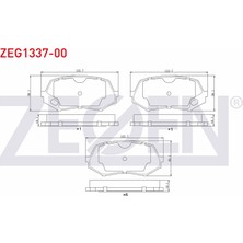 Otoco Mitsubishi Canter 3.0 D 2005-2010 Ön Fren Balatası