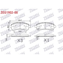 Otoco Mazda Demio 1.3 1996-2002 Ön Ikazlı Fren Balatası