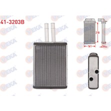 Otoco Opel Vectra B 1.6ı Borulu 1995-2003 Kalorifer Radyatoru Brazing