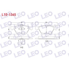 Otoco Mercedes E Serisi (W210) E 280 1995-2002 / (W210) E 320 Cdı 1995-2002 Ön Fren Balatası