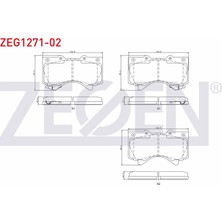 Otoco Toyota Land Cruiser 4.7 V8 2008 / Land Cruiser 4.5 D V8 2008 Ön Ikazlı Fren Balatası