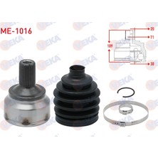 Otoco Mercedes C 300 - C 250 Cdı (W204) 4-Matıc 25X30X71 Uzunluk 109MM 2007-2014 Aks Kafasi Sol-Sag On Dis