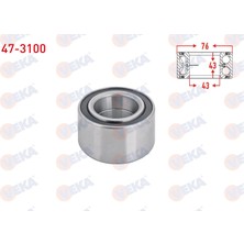 Otoco Nissan Primera 1.6ı - 18I 16V - 2.0ı 16V 2002 / Primera 2.2 Dcı On Tekerlek Rulmani Sol-Sag 43X76X43