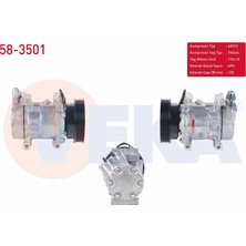 Otoco Dacia Logan 1.4 Mpi 2004-2012 / Sandero 1.4 2008-2013 Klima Kompresoru 6pk 125MM