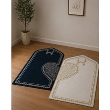 Tch Home Living Kalpli 2’li Seccade Takımı 70X120 cm Kaymaz Tabanlı – Çeyizlik, Gelin Bohçası, Hediyelik Seccade Seti 01234
