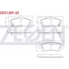 Otoco Honda Cr-V Iıı 2.0 I-Vtec 2006-2012 / Cr-V Iıı 2.2ı Ctdi 2006-2012 Ön Ikazlı Fren Balatası