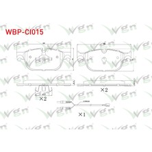 Otoco Citroen C4 1.6 Thp 2009-2016 / Ds4 1.6 Thp - 2.0 Hdı 2011 Ön Fişli Fren Balatası
