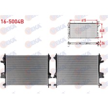 Otoco Su Radyatoru Brazıng (5mm Fın) Chery Omoda 5 (T19C) / Tıggo 7 Pro (T1E) / Tıggo 8 Pro (T1D) 1.6 T-Gd