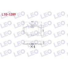 Otoco Mercedes 190 (W201) 2.0 1982-1993 / 2.5 1982-1993 Ön Fren Balatası