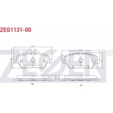 Otoco Bmw 1 Serisi (E87) 116 I 2003-2012 / 118 I 2003-2012 Ön Fren Balatası
