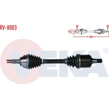Otoco Land Rover Freelander (Ln) 2.0 Td Uzunluk 596MM 1998-2007 Komple Aks Sag On