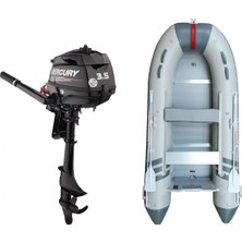 Marinport 3.00 Ahşap Taban Şişme Bot + Mercury 3.5 Hp Deniz Motoru
