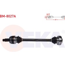 Otoco Bmw X3 (E83) 2.0 D Absli 48 Dis Uzunluk 621 mm 2004-2010 Komple Aks Sol Arka