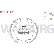 Otoco Mercedes Vito (W639) 109-110-111-113-115-116 Cdı 2003-2014 El Arka Aksesuarlı 184X20 Fren Balatası