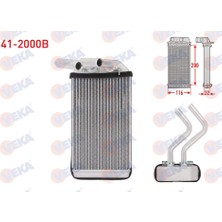 Otoco Honda Civic V 1.5ı 1992-1995 Kalorifer Radyator Brazing