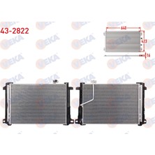 Otoco Mercedes C Class (W204) C 180 2007-2014 Klima Radyatoru