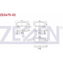 Otoco Hyundai Atos (Mx) 1.0ı 12V 1998-2005 Ön Ikazlı Fren Balatası