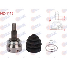 Otoco Mazda 3 1.6 2013-2019 Aks Kafasi Sol-Sag On Dis 28X22X59 Uzunluk 146MM