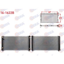 Otoco Chevrolet Blazer S10 4.3 1995- A-T Su Radyatoru Brazing