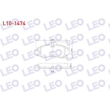 Otoco Mercedes Vito (638) 108 Cdı 1997-2003 / Vito (638) 110 Cdı 1997-2003 Ön Fren Balatası