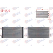 Otoco Volkswagen Polo (Aw1) 1.0 2018 / Seat Ibiza V (Kj1) 1.0 2017 Klima Radyatoru