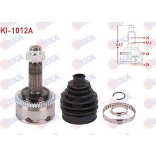 Otoco Kia Rio Iıı (Ub) 1.2 Cvvt 2014-2017 Aks Kafasi Sol-Sag On Dis Absli 48 Dis Uzunluk 145,5MM