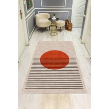 Dolce Mariee Modern Desenli Dijital Baskı Kaymaz Taban Halı H0958