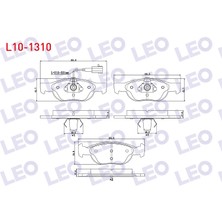 Otoco Fiat Marea (185) 1.4ı 1996-2007 / 1.6ı 16V 1996-2007 Ön Fişli Fren Balatası