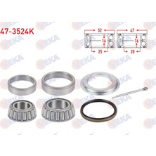 Otoco Arka Tekerlek Rulman Kıtı E.m 52X25X16 / 47X20X16 Renault 12 / Toros 1.3 - 1.4 1971-2000