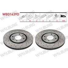 Otoco Peugeot 406 2.0ı - 3.0 1995-2004 I Ön Havalı Performans Delıklı 4 Bjn 283X26X66X26 Fren Diski