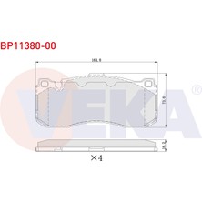 Otoco Bmw 3 Serisi (E90) 2005-2011 / 1 Serisi (E81 - E87) 2006-2011 Ön Fren Balatası