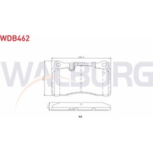 Otoco Volkswagen Touareg 3.0 V6 Tdı 2002-2010 / Touareg 3.6 V6 Fsi 2002-2010 Ön Fren Balatası