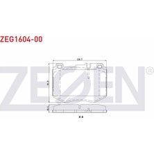 Otoco Mercedes C Serisi (W205) C 250 Cgi 2014 / C 250 Bluetec 2014 Ön Fren Balatası