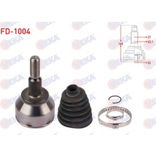 Otoco Ford Focus 1.6 Tdci A-T 2015 Aks Kafasi Sol-Sag On Dis Uzunluk 160MM