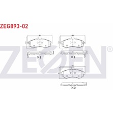 Otoco Hyundai Elantra 1.6ı 2001-2007 / Matrix (Fc) 1.5 Crdı 2001-2010 Ön Ikazlı Fren Balatası