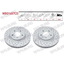 Otoco Fren Dıskı On Havalı Kaplamalı Performans Delıklı 5 Bjn 283X23X65X44 Chery Tıggo 7 Pro 2017- / 8 Pro